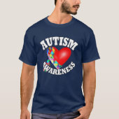 Autisme Awareness Ribbon T-shirt (Voorkant)