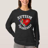 Autisme Awareness Ribbon T-shirt (Voorkant)