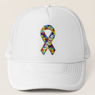 Autisme Awareness Ribbon Trucker Pet