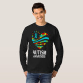 Autisme Awareness S Women Heart Support Autistic M T-shirt (Voorkant volledig)