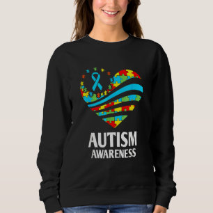 Autisme Awareness S Women Heart Support Autistic M Trui