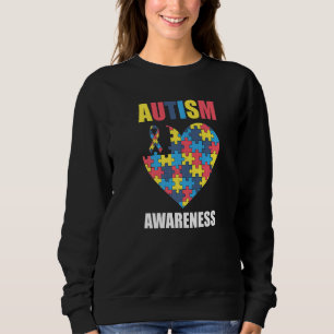 Autisme Awareness S Women Heart Support Autistic M Trui