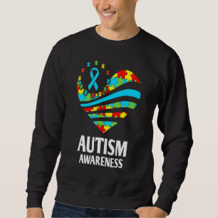 Autisme Awareness S Women Heart Support Autistic M Trui