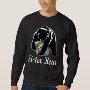 Autisme Awareness Sister Beer Support Autistic Adu Trui