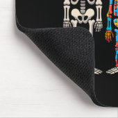 Autisme Awareness Skeleton Muismat (Hoek)