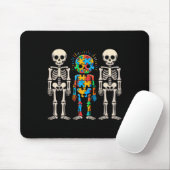 Autisme Awareness Skeleton Muismat (Met muis)