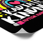 Autisme Awareness special ed leraar radiate Poster (Hoek)