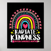 Autisme Awareness special ed leraar radiate Poster (Voorkant)