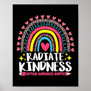 Autisme Awareness special ed leraar radiate Poster