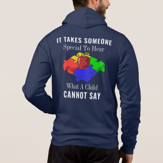 Autisme Awareness Special Education Needs Teacher Hoodie (Achterkant)