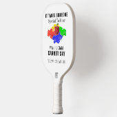 Autisme Awareness Special Education Teachers Custo Pickleball Paddle (Links)