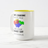 Autisme Awareness Special Education Teachers Custo Tweekleurige Koffiemok (Voorkant links)