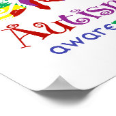 Autisme Awareness (standaard grootte lijst afbeeld Poster (Hoek)