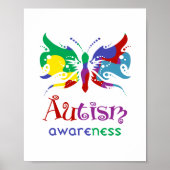 Autisme Awareness (standaard grootte lijst afbeeld Poster (Voorkant)