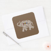 Autisme Awareness Sticker: Olifant Sticker (Envelop)