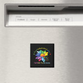 Autisme Awareness Sunflower Accepteert begrip lief Magneet (Insitu (Vaatwasser))