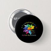 Autisme Awareness Sunflower Accepteert begrip lief Ronde Button 5,7 Cm (Voorkant /achterkant)