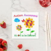 Autisme Awareness Sunflower Servetten (Insitu)
