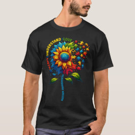 Autisme Awareness Sunflower T-shirt