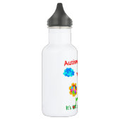Autisme Awareness Sunflower Waterfles (Links)