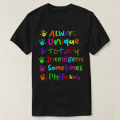 Autisme Awareness Support Autistic Kinderen for Ma T-shirt (Design voorkant)