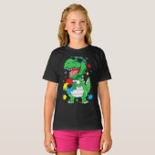 Autisme Awareness T Rex Dinosaur Puzzle Piece Kind T-shirt (Voorkant volledig)