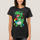 Autisme Awareness T Rex Dinosaur Puzzle Piece Kind T-shirt (Voorkant)