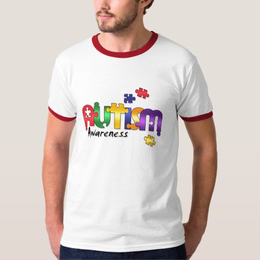 Autisme Awareness T-Shirt (Voorkant)