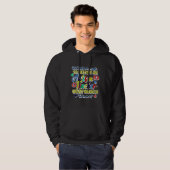 Autisme Awareness Teacher Hoodie (Voorkant volledig)