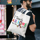 Autisme Awareness Teacher Tote Bag