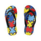 Autisme Awareness Teenslippers (Voetbed)