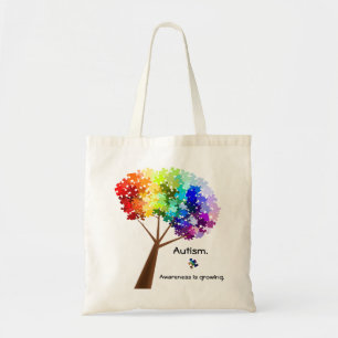 Autisme Awareness Tree Bag Tote Bag