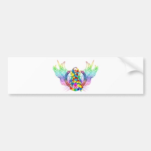 Autisme Awareness Tribal Bumpersticker (Voorkant)