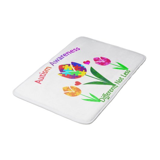 Autisme Awareness Tulip Badmat (Gekanteld)