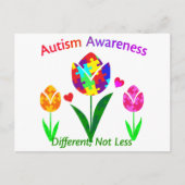 Autisme Awareness Tulip Briefkaart (Voorkant)