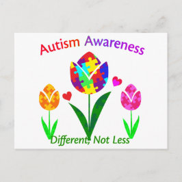 Autisme Awareness Tulip Briefkaart