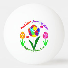 Autisme Awareness Tulip Pingpongbal
