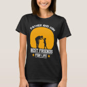 Autisme Awareness Vader and Son Best Friend for L T-shirt (Voorkant)