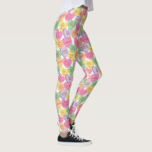 Autisme Awareness Valentijn Heart Snoep Gezegden Leggings (Rechts)