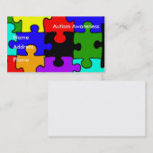 Autisme Awareness Visitekaartje (Voorkant / Achterkant)