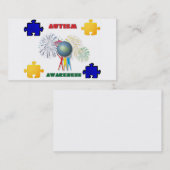 Autisme Awareness Visitekaartje (Voorkant / Achterkant)