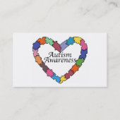Autisme Awareness visitekaartjes (Achterkant)