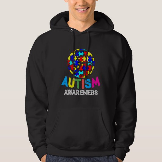 Autisme Awareness Volleyball Hoodie (Voorkant)