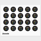 Autisme Awareness voor Disabilities Awareness Day Ronde Sticker (Vel)