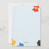 Autisme Awareness Walk Uitnodiging (Achterkant)