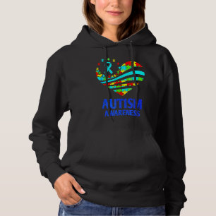Autisme Awareness Women H Eart Su Pport Autistic M Hoodie