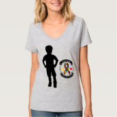 Autisme Awareness - Women's Basic V-Neck T-Shirt (Voorkant)