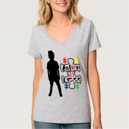 Autisme Awareness - Women's Basic V-Neck T-Shirt