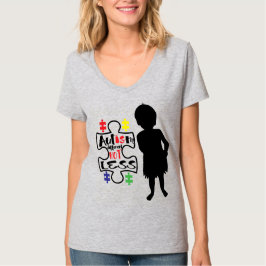 Autisme Awareness - Women's Basic V-Neck T-Shirt