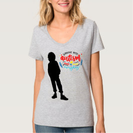 Autisme Awareness - Women's Basic V-Neck T-Shirt